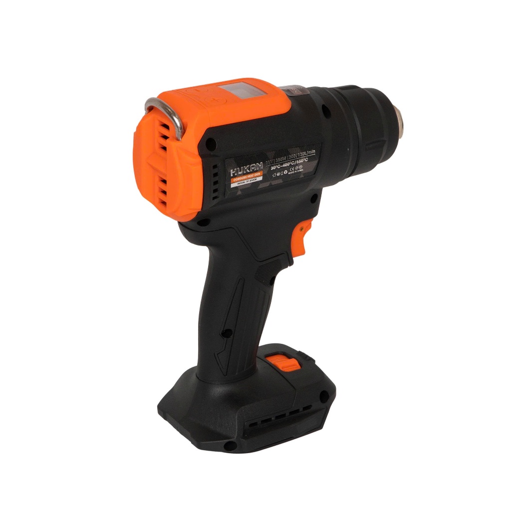Thân Máy Khò Nhiệt Pin 21V HUKAN G1-KN350 (Gen1) | 350W | 30–550℃ | Lưu Lượng 200L/Phút, Động Cơ Không Chổi Than
