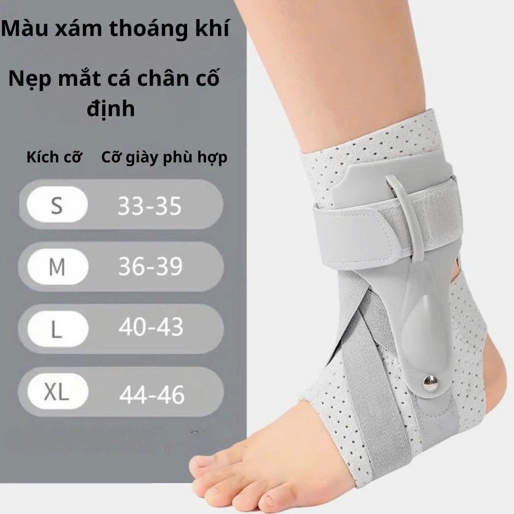 Đai Nẹp Cổ Chân Chỉnh Hình – Hỗ Trợ Bong Gân, Viêm Khớp, Đau Gân