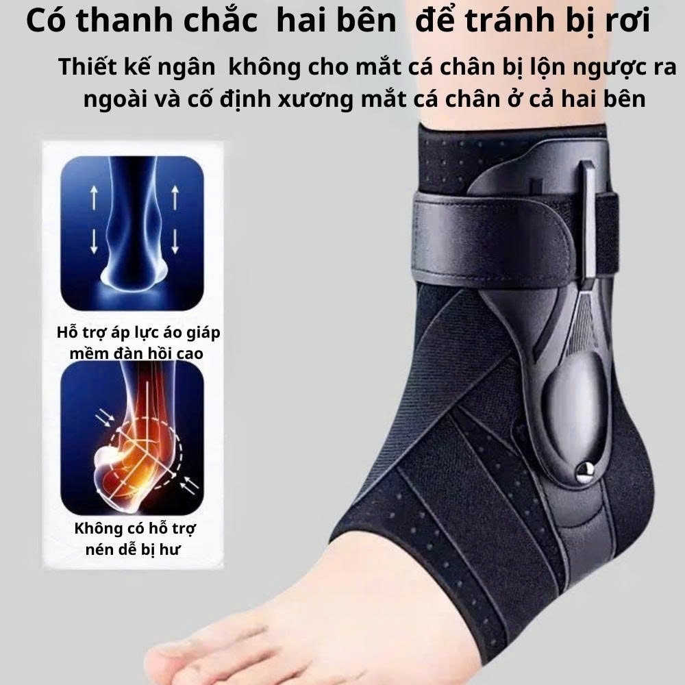 Đai Nẹp Cổ Chân Chỉnh Hình – Hỗ Trợ Bong Gân, Viêm Khớp, Đau Gân