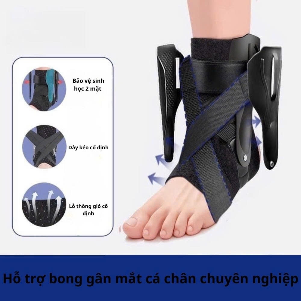 Đai Nẹp Cổ Chân Chỉnh Hình – Hỗ Trợ Bong Gân, Viêm Khớp, Đau Gân