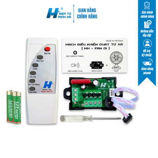 Bộ Điều Khiển Quạt Từ Xa MH-Fan01 Dùng Cho Các Loại Quạt Điện Thường Thành Quạt Điều Khiển, Hàng VN