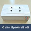 Đế nổi Sino Vanlock CK157RL chính hãng - dùng lắp công tắc ổ cắm điện nổi, không cần đục tường