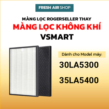 Màng Lọc Rogerseller® tương thích Màng lọc không khí Vsmart 30LA5300, Vsmart 35LA5400, bộ lọc không khí Vsmart, màng lọc