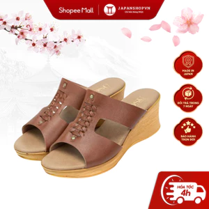 Dép đế xuồng nữ cao 6,5cm, dép cao gót siêu êm, siêu nhẹ chống trơn trượt KOSU K-23312 chính hãng Nhật Bản