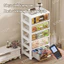 STON Tủ đựng đồ trong suốt dạng ngăn kéo dày Tủ uần áo mini Bàn đầu giường có thể tháo rời Xe ngựa có bánh xe, chống bụi