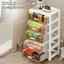 STON Tủ đựng đồ trong suốt dạng ngăn kéo dày Tủ uần áo mini Bàn đầu giường có thể tháo rời Xe ngựa có bánh xe, chống bụi