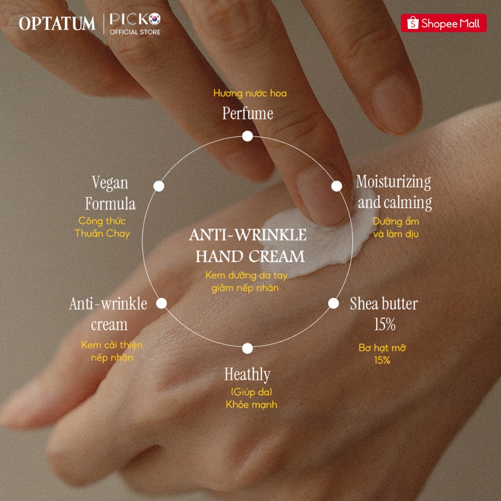 Set 3 Kem Dưỡng Da Tay Hương Nước Hoa Optatum Perfume Hand Cream Trio Set - 50ml * 3