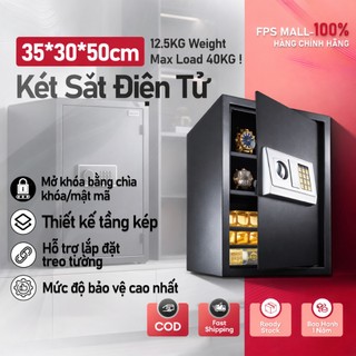 Két Sắt Thông Minh – Chống Trộm – Chống Cạy Phá – Chống Cháy An – Toàn Bảo Mật Cao – Bắt Vít Treo Tường – Bảo Hành 3 Năm
