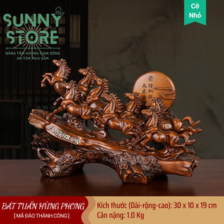 Tượng bát mã, Bát mã truy phong, Mã đáo thành công, Tượng ngựa phong thuỷ, Decor Trang trí nhà cửa, Quà tặng ý nghĩa
