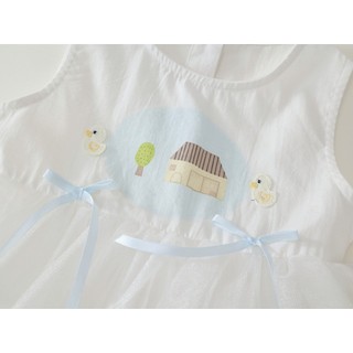 Váy Công Chúa Bé Gái, Váy Công Chúa 3 Tầng Thiết Kế Voan Mềm Mại Chất Cotton Thoáng Mát