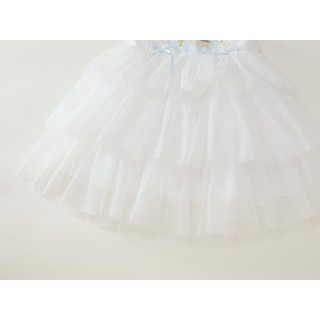 Váy Công Chúa Bé Gái, Váy Công Chúa 3 Tầng Thiết Kế Voan Mềm Mại Chất Cotton Thoáng Mát