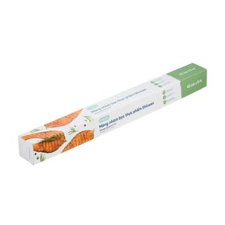 Màng nhôm bọc thực phẩm Shinsen Inochi chịu nhiệt cao dùng cho lò nướng tủ lạnh giữ trọn hương vị món ăn