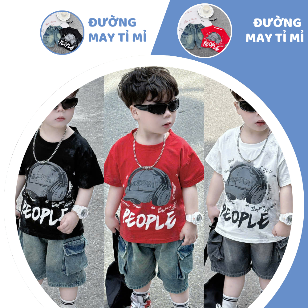 [À ƠI SHOP] C44- bộ cộc mũ đeo tai nghe people- a116.854
