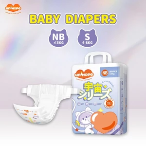 Bỉm/Tã dán trẻ em nội địa nhập khẩu UNIHOPE cotton cao cấp Size NB60/S56 - 23HShopPremium