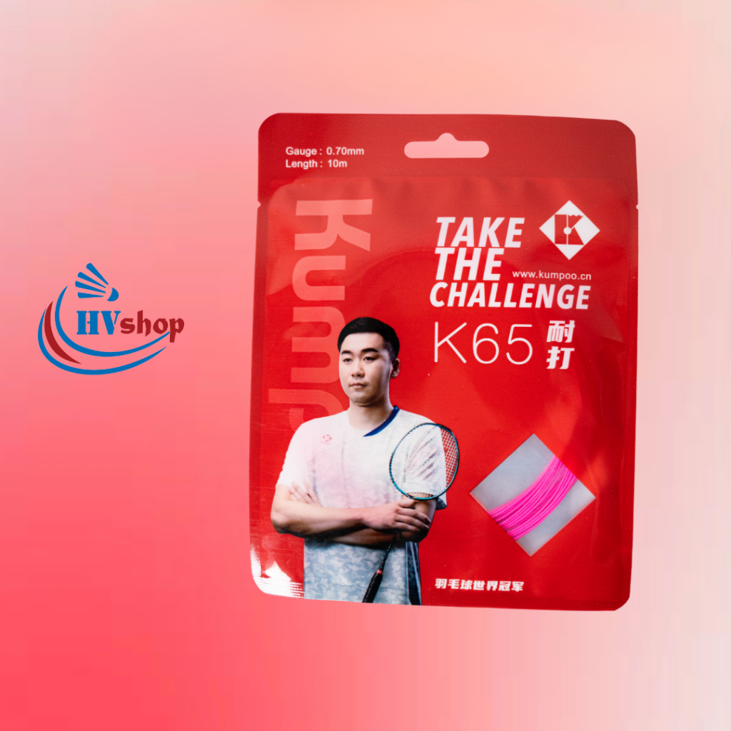 Dây cước đan vợt Kumpoo K65 chính hãng, màu cước đa dạng, độ bên cao, trợ lực tốt - HVShop