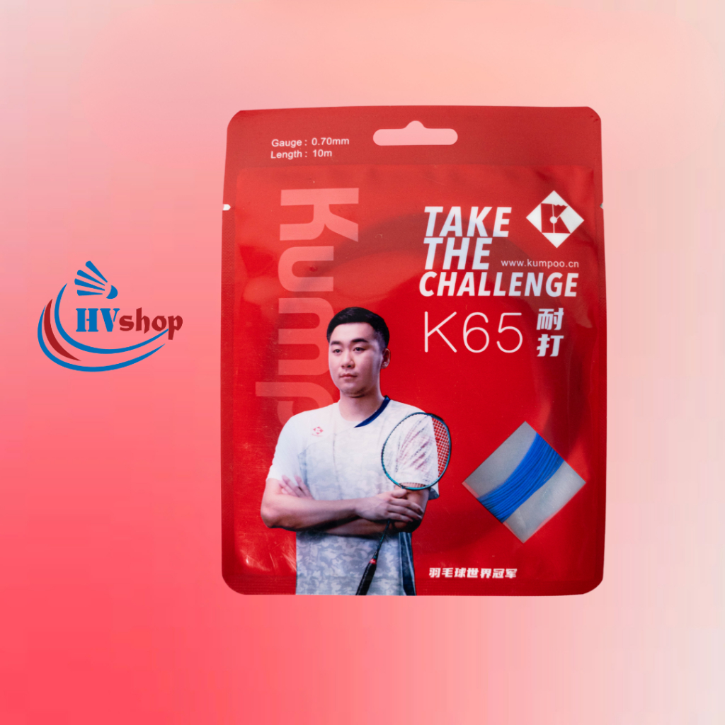 Dây cước đan vợt Kumpoo K65 chính hãng, màu cước đa dạng, độ bên cao, trợ lực tốt - HVShop