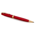 Bút bi Parker Sonnet Red Lacquer GT BP Mạ vàng 18K - Chất liệu kim loại - HÀNG THANH LÝ - MỚI 100% — ảnh 1