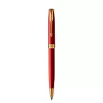 Bút bi Parker Sonnet Red Lacquer GT BP Mạ vàng 18K - Chất liệu kim loại - HÀNG THANH LÝ - MỚI 100% — ảnh 2
