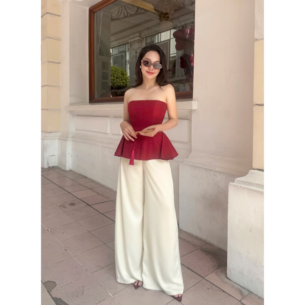Orli Label | Silk Pants | Quần lụa Be nhạt