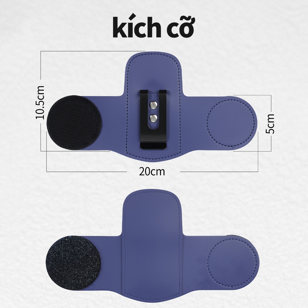 MaiWieel Giá Đỡ Ống Nghe Kẹp Hông Da PU Nhẹ Dễ Mang Cho Bác Sĩ Y Tá Tương Thích Littmann Màu Đen