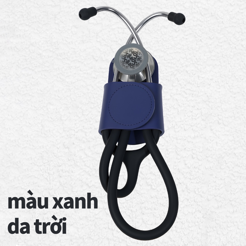 MaiWieel Giá Đỡ Ống Nghe Kẹp Hông Da PU Nhẹ Dễ Mang Cho Bác Sĩ Y Tá Tương Thích Littmann Màu Đen