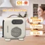 Quạt sưởi để bàn Qcooko Máy sưởi mini đa năng 2 chiều công nghệ PTC làm nóng nhanh trong 3 giây