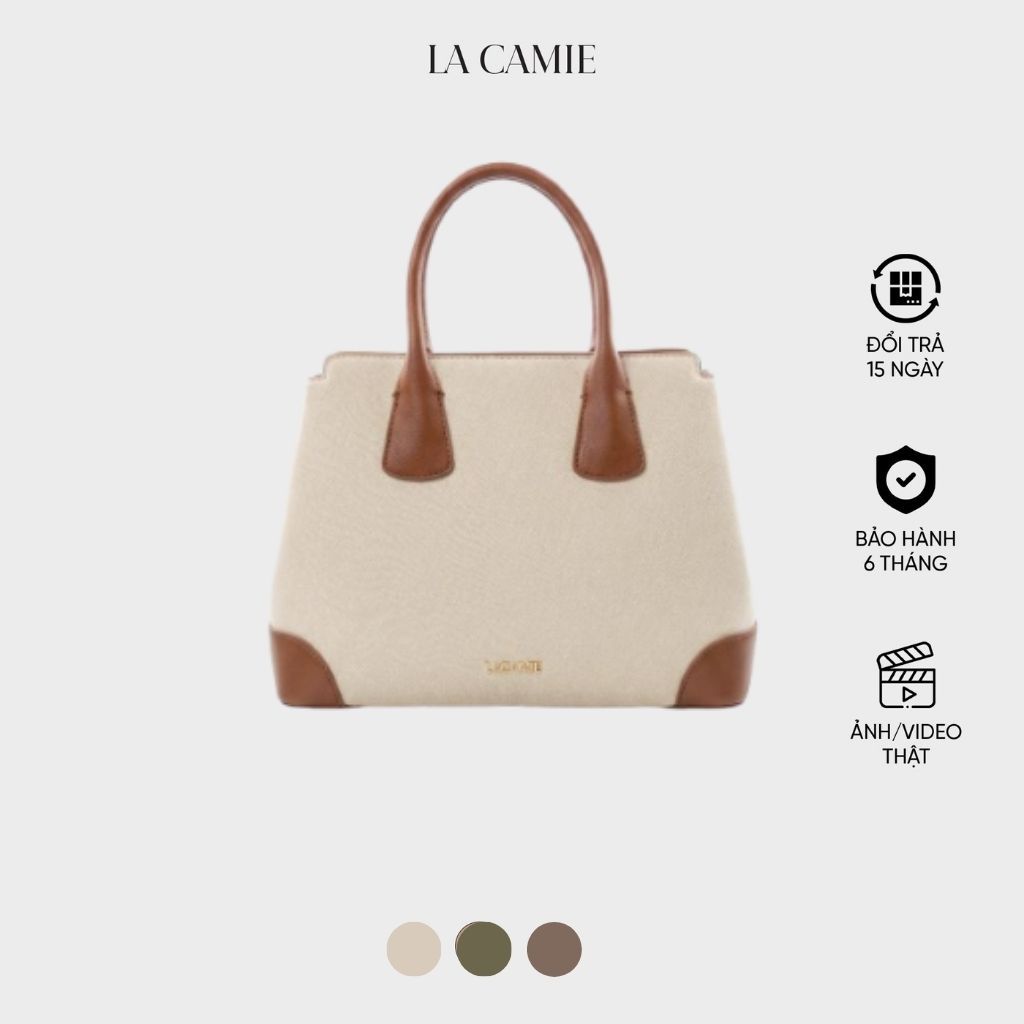 Túi xách thiết kế cổ điển thanh lịch với chất liệu Da cao cấp thương hiệu La Camie TX6A0817