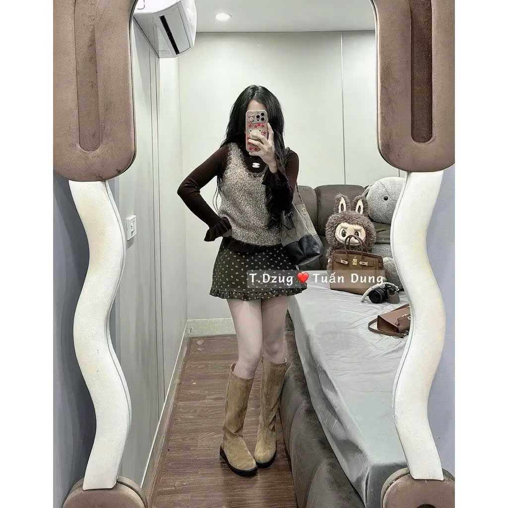 [𝐒𝐮𝐙𝐲] Set Áo Len Gile + Len Bèo QCCC Loại 1