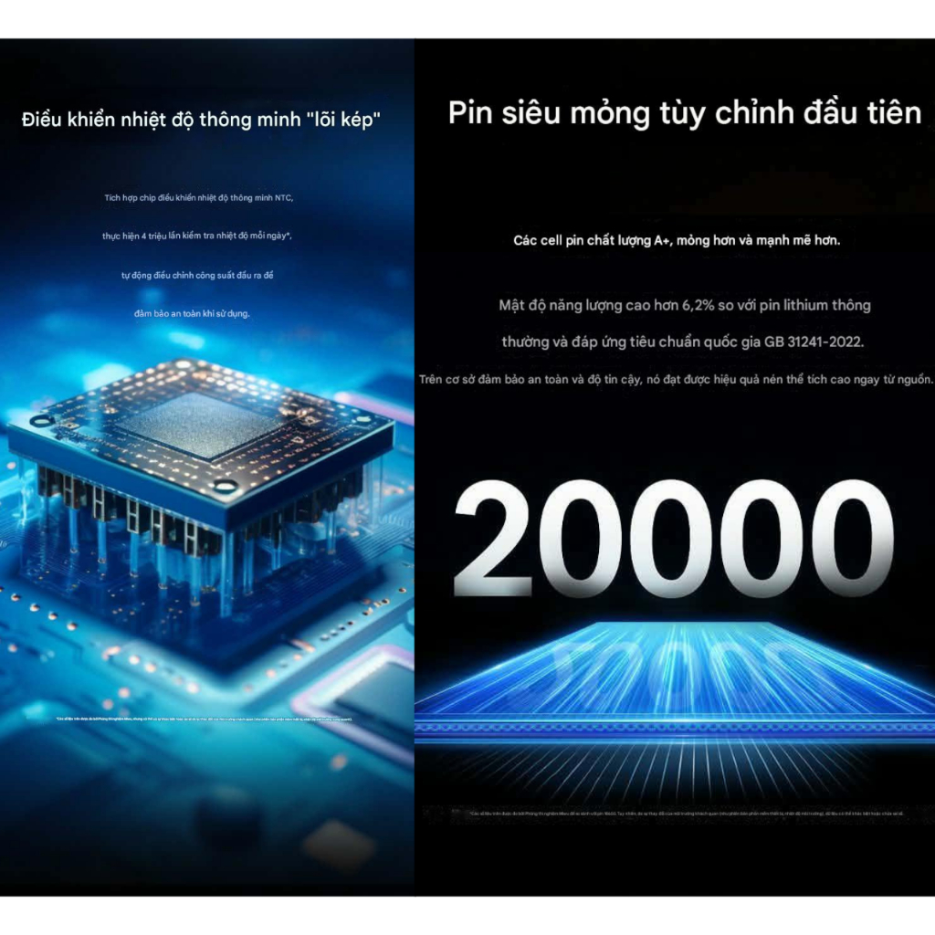 Sạc MiiiW M320 Air 20000mAh 55W 3 Cổng Cáp Tích Hợp IPB2055S - Bảo Hành 12 Tháng | BigBuy360 - bigbuy360.vn