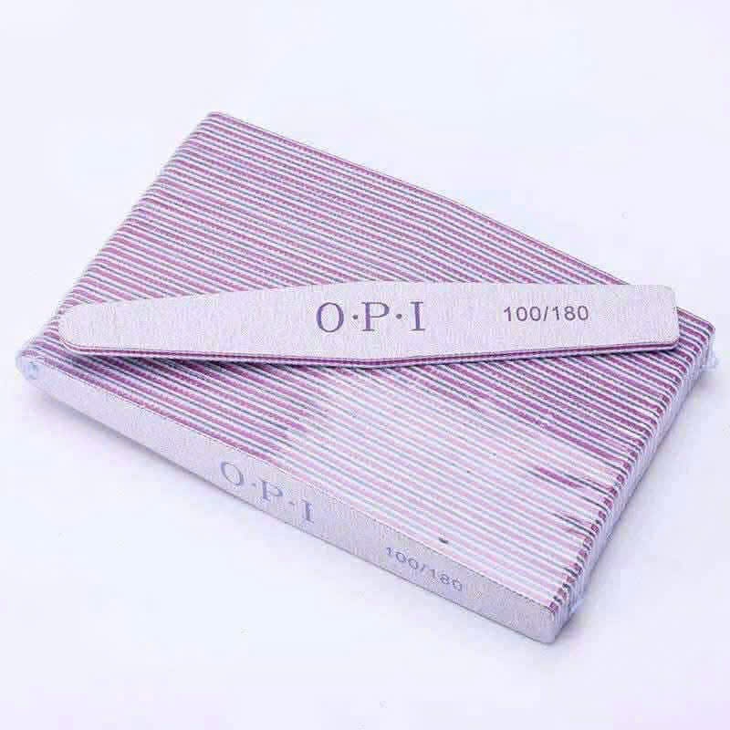 Bộ 25 Dũa móng OPI đa dạng hình dạng, chất liệu bền chắc, phù hợp tạo phom và làm nhám móng chuyên dụng cho làm nail