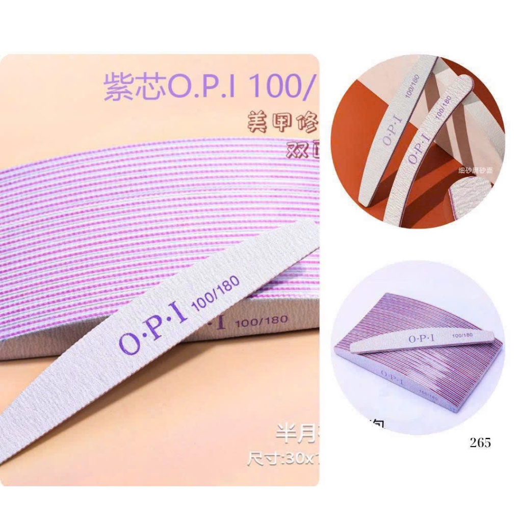 Bộ 25 Dũa móng OPI đa dạng hình dạng, chất liệu bền chắc, phù hợp tạo phom và làm nhám móng chuyên dụng cho làm nail