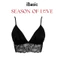 Áo ngực Áo lót Bralette mút mỏng không gọng satin phối ren iBasic thoải mái gợi cảm màu đen BRAW171