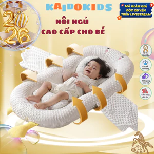 Nôi Nệm Cao Cấp Cho Bé Sơ Sinh, Đệm Ngủ Cho Bé Sơ Sinh Êm Ái Gồm Cả Bộ Chống Trào Từ 0 Đến 24 Tháng