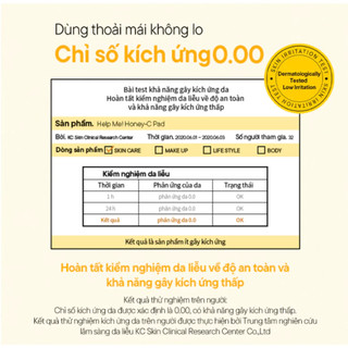 One-day's you - Toner Pad Sáng Da - Help Me Honey-C 10 Miếng | Clycos Phân Phối