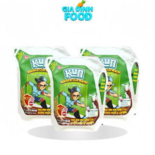 SỮA trái cây KUN dạng túi hương nho/ cam/ dâu/ lúa mạch - 110ml/túi
