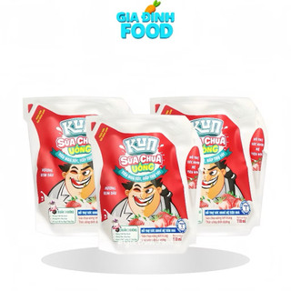 SỮA trái cây KUN dạng túi hương nho/ cam/ dâu/ lúa mạch - 110ml/túi