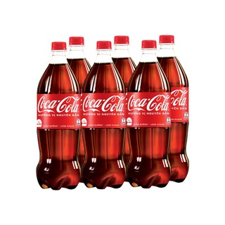 Lốc 6 Chai Nước ngọt Coca Cola nguyên bản chai 1.5 lít
