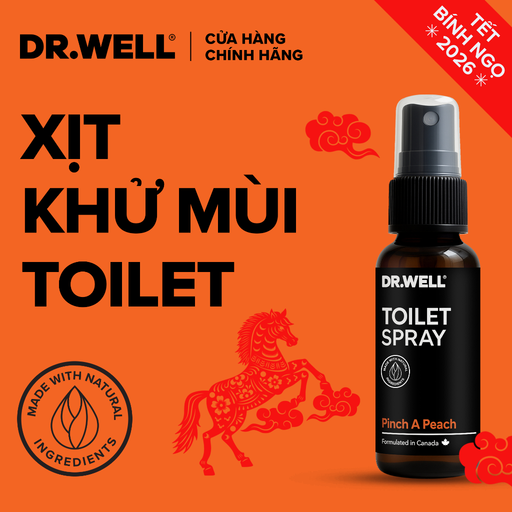 Nước Xịt Khử Mùi Toilet - Hình ảnh thực tế
