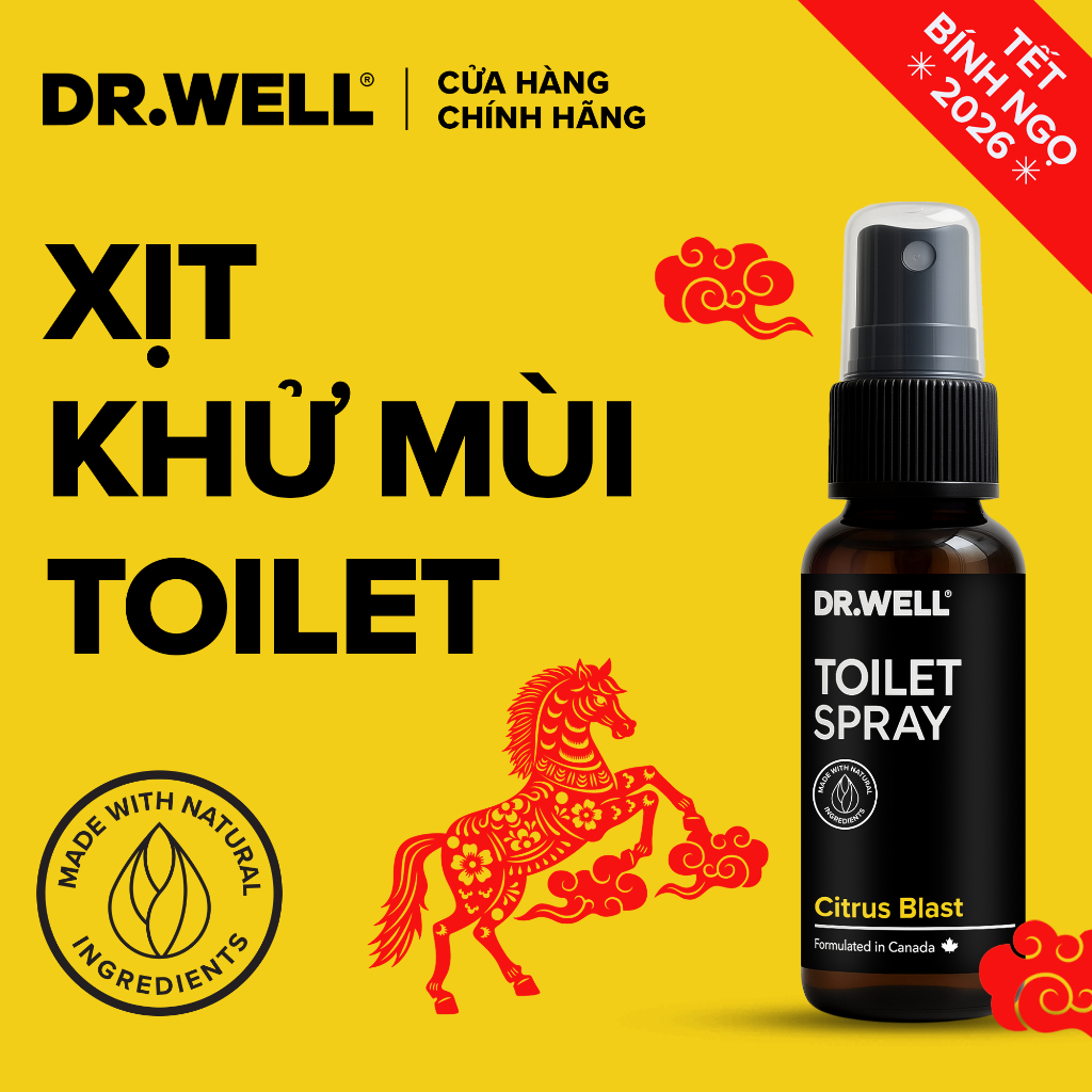 Thiết kế của Nước Xịt Khử Mùi Toilet Cao Cấp