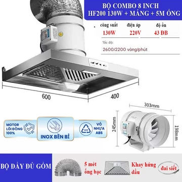 Quạt hút gió, Quạt Thông Gió , hút mùi nhà bếp , nhà vệ sinh , phòng ngủ 40-130W