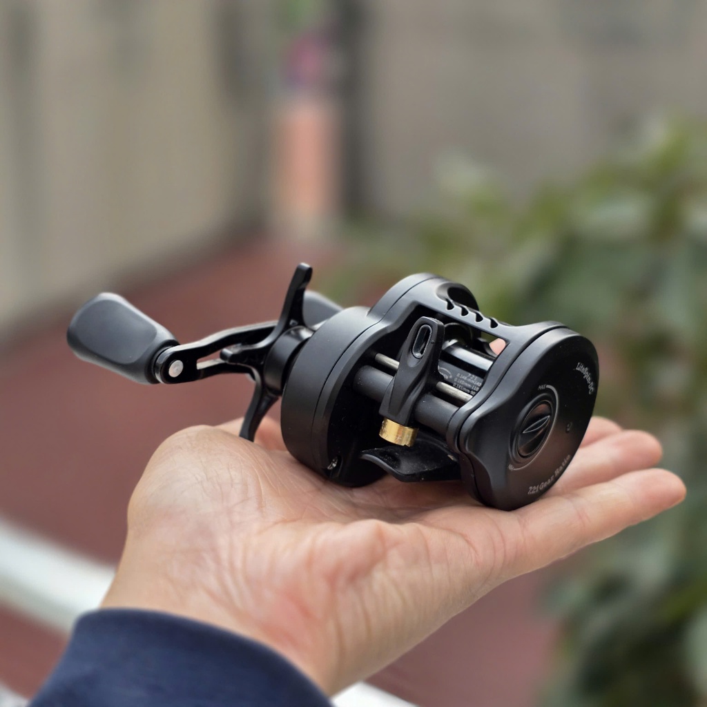 Máy Câu Ngang Kekili TEBEN Drum LiteSpin - có chip DC Kiểu Dáng