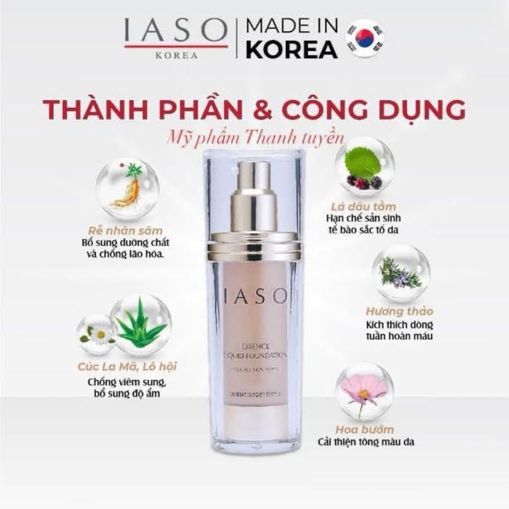 { Hàng công ty } Kem nền trang điểm IASO