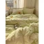 Bộ chăn ga gối 4 món đũi mix ren Memminbedding Luxury chất liệu thoáng mát, bảng màu tươi sáng năng động