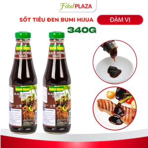 Sốt Tiêu Đen Bumi Hijau Chai 340g - Gia Vị Nấu Ăn Thơm Ngon Đậm Đà