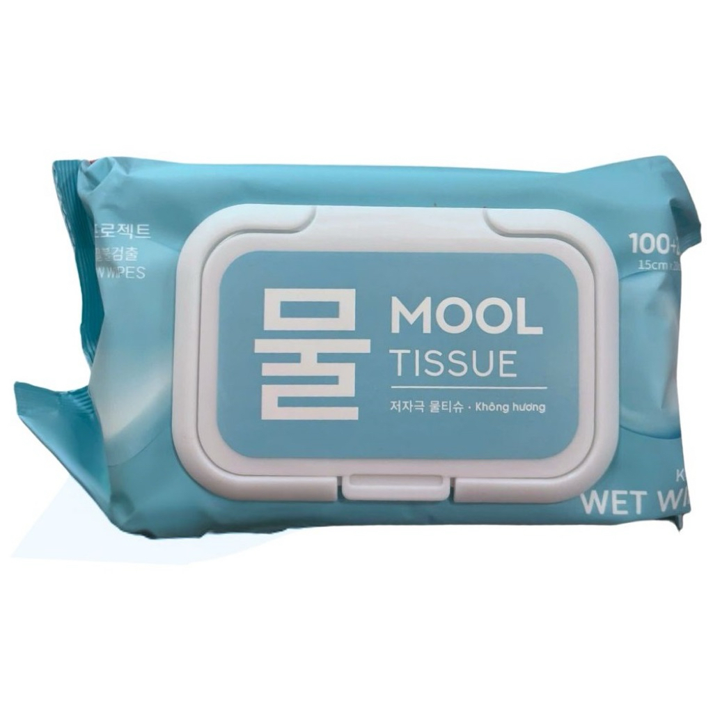 Khăn ướt MOOL 120 tờ công nghệ Quốc tế an toàn, tiện lợi