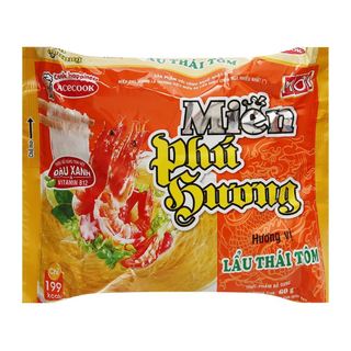 Thùng 24 gói miến Phú Hương lẩu Thái tôm 60g