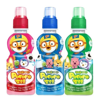 Nước giải khát Pororo Vị TÁO 235Ml (24 Chai)_Thùng