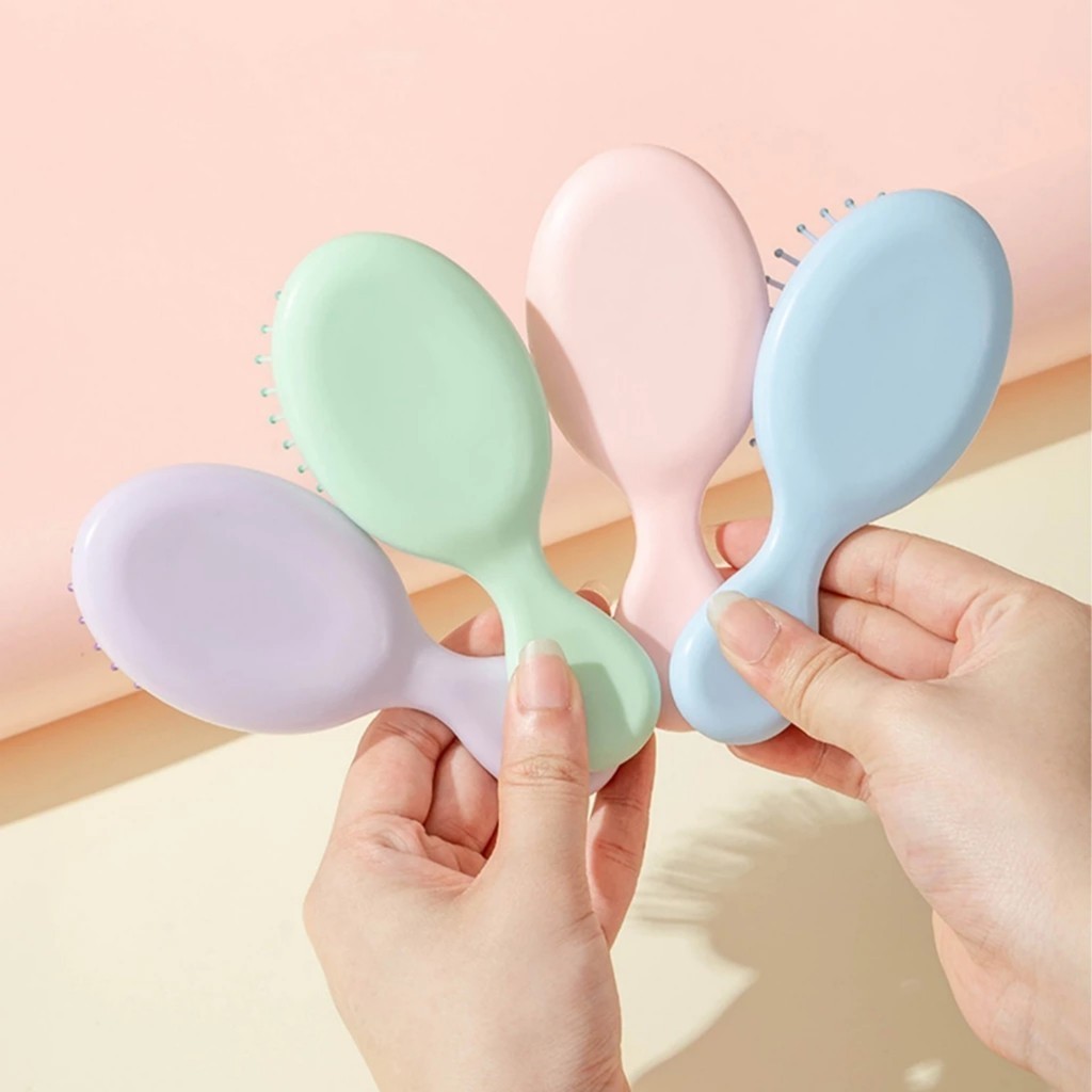 Lược Chải Tóc Gỡ Rối Cầm Tay Mini Đệm Khí Mềm Mại Nhiều Màu Xinh Xắn Phụ Kiện Tóc Nữ Empoli