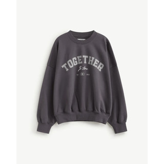 Áo Sweatshirt Nỉ Nam Tay Dài In Chữ Form Boxy - ROUTINE 10F25SWE002