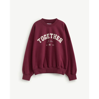 Áo Sweatshirt Nỉ Nam Tay Dài In Chữ Form Boxy - ROUTINE 10F25SWE002